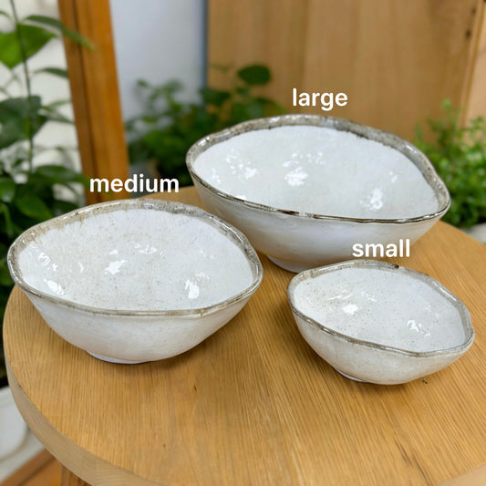 Shiro Karatsu Wabi Bowl