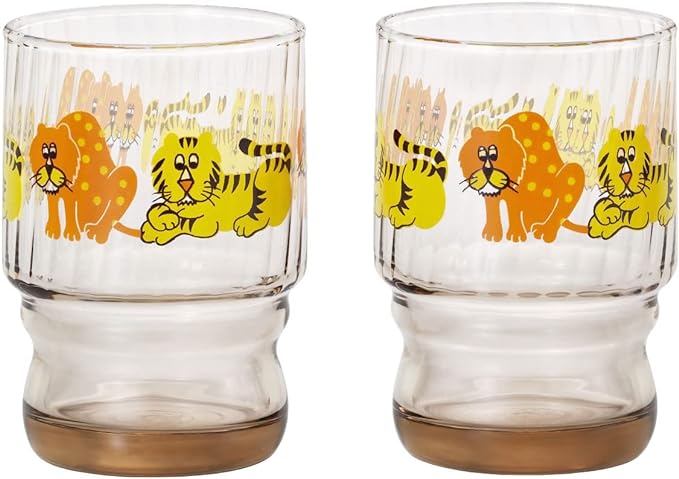 Aderia Retro Glass - Zoo Mate Tiger – little sure thing