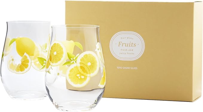 Fruit Glass Tumbler Gift Set