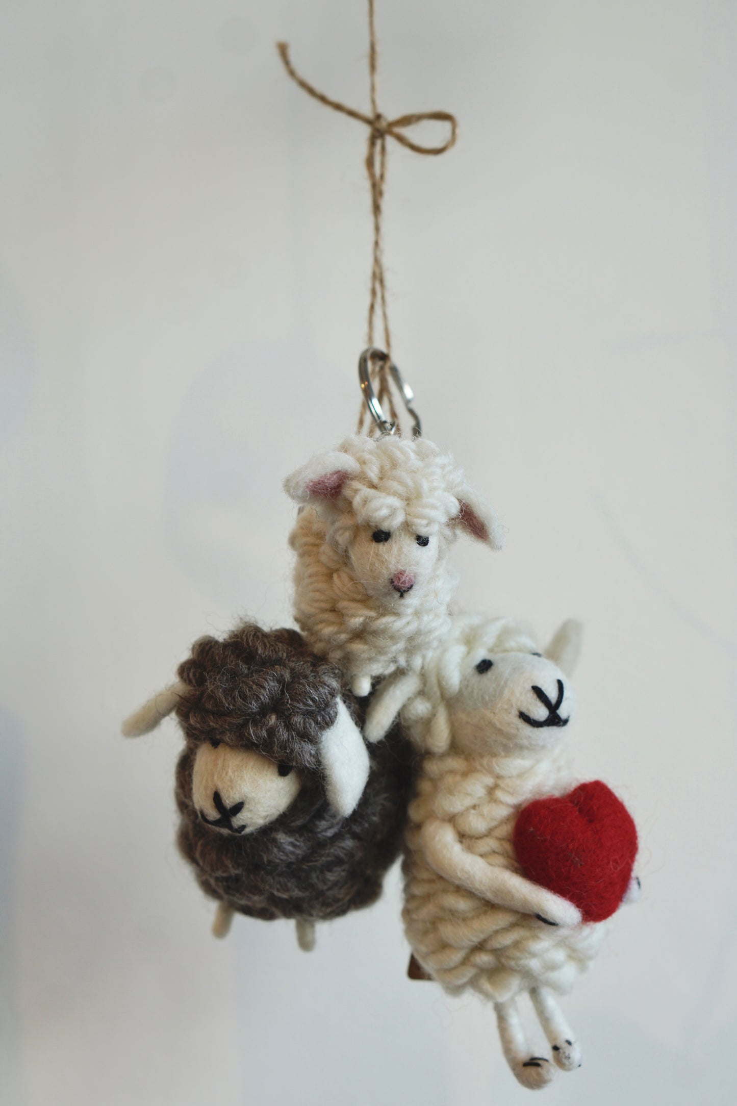 Felt Fluffy Sheep Ornament