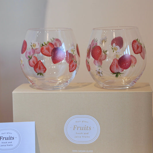 Fruit Glass Tumbler Gift Set