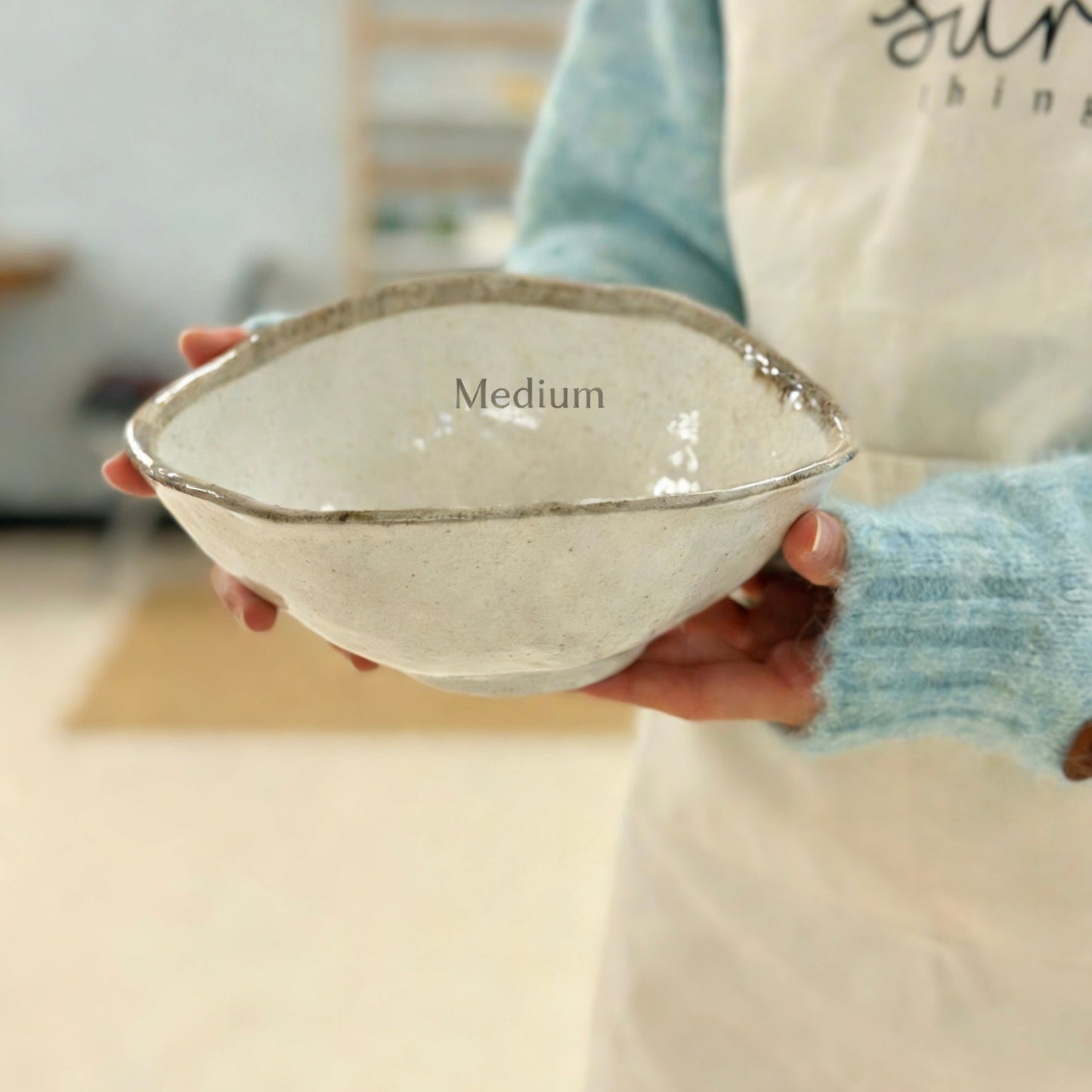 Shiro Karatsu Wabi Bowl