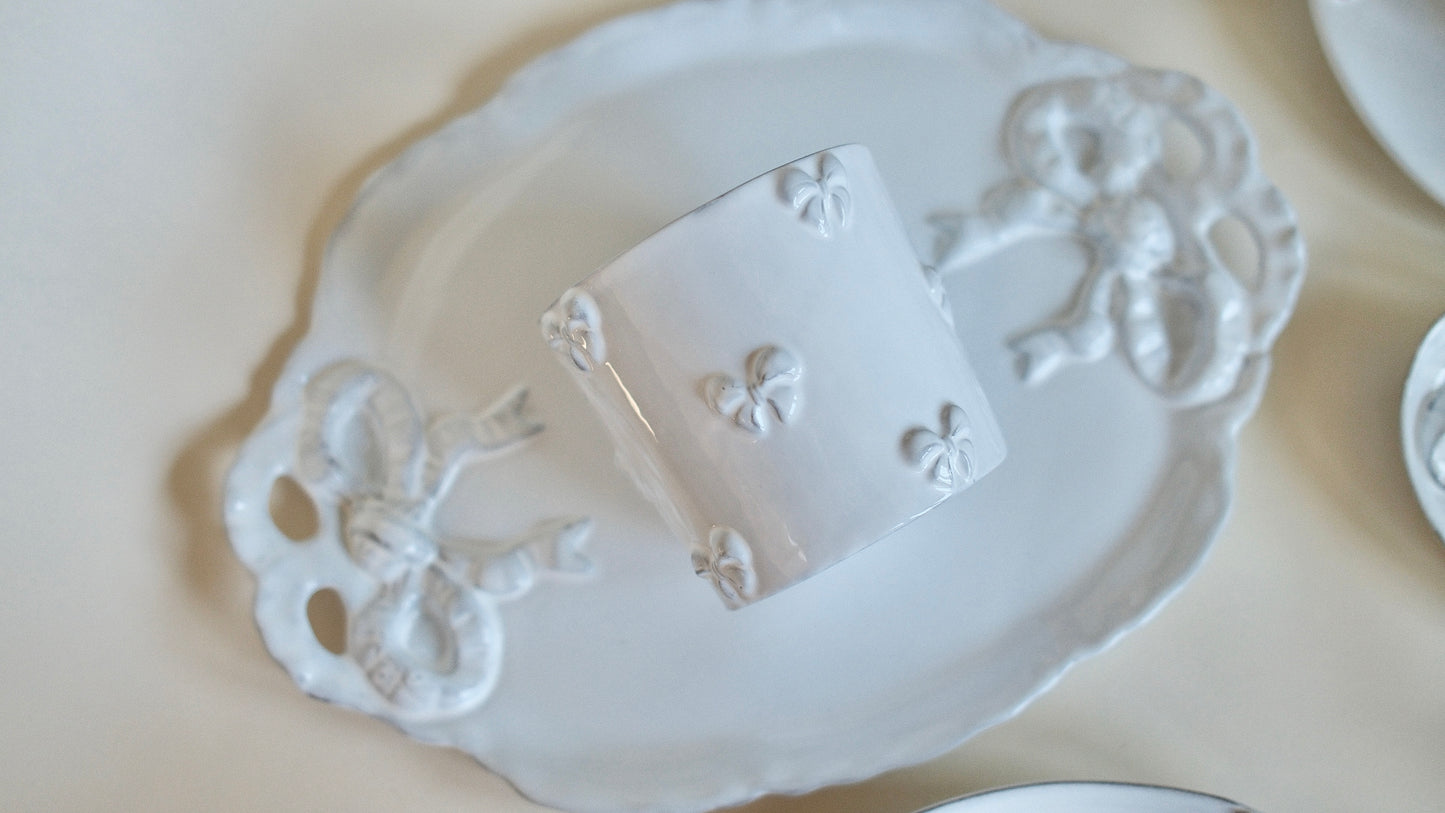 Marie-Antoinette L platter with handle