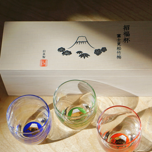 Mount Fuji Glass Set