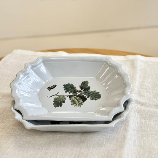 Green Oak Deep Plate