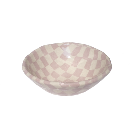 Bowl - Check Purple