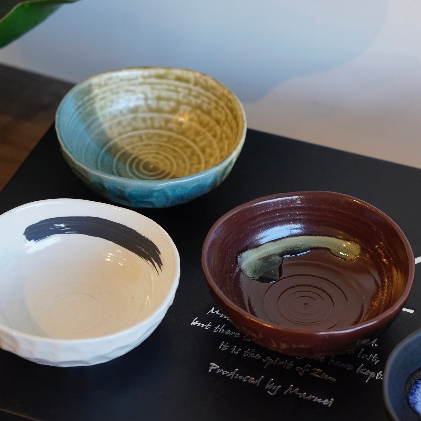 Raku Kiln Tea Bowl Gift Set