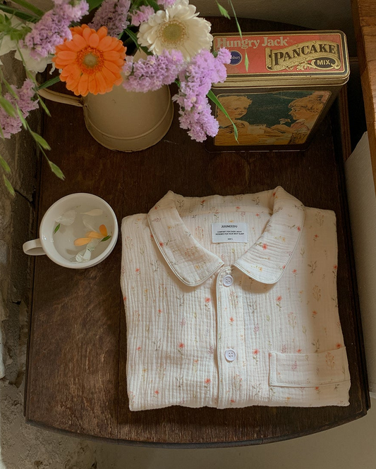Floral Cotton Pajama Set