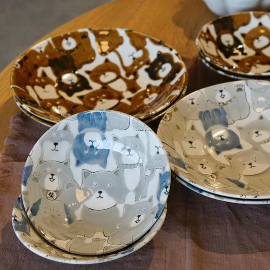 Shiba Dog Mino Ware