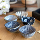 Indigo-Dyed 5 Piece Tea Bowl Gift Set