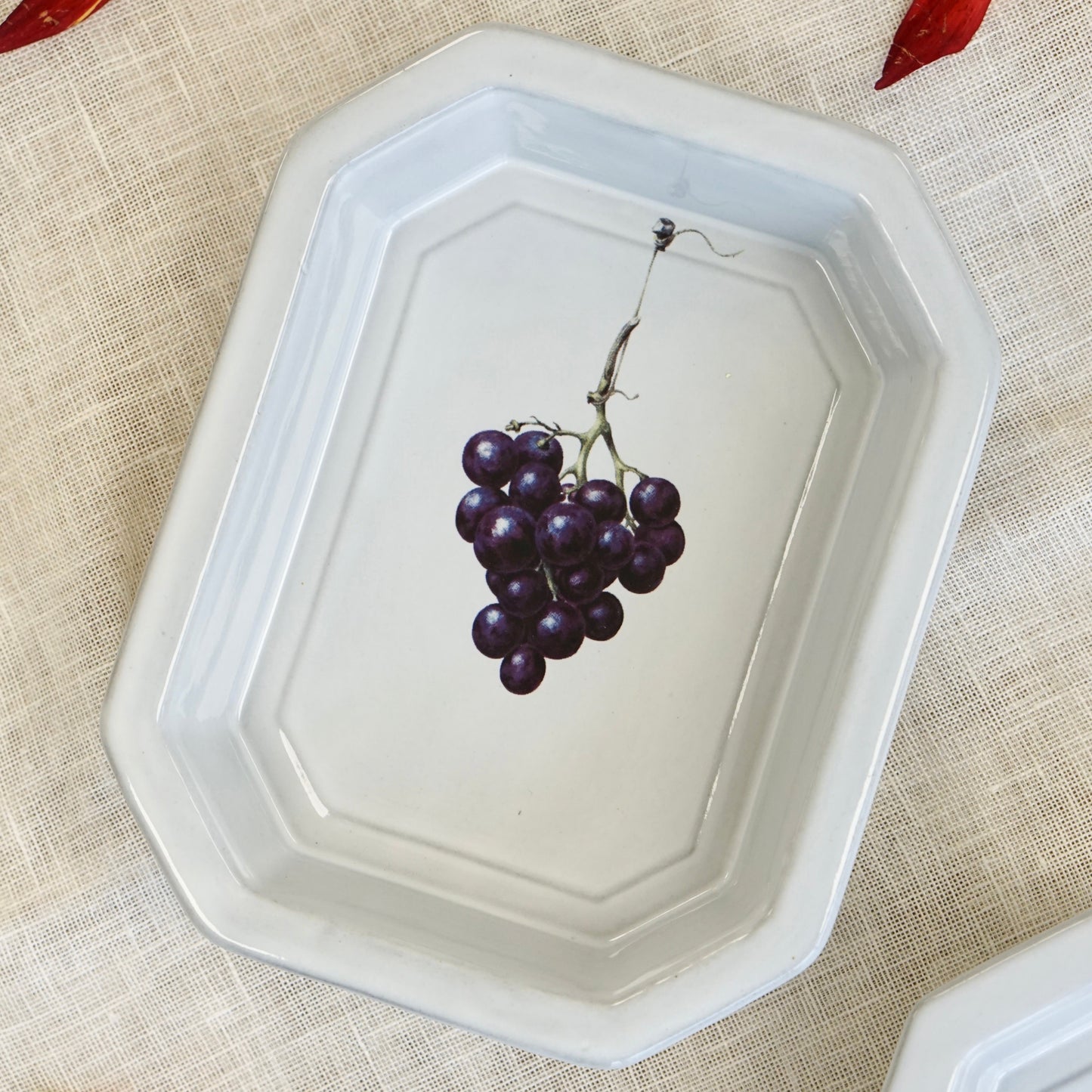 "Château Bloom" Octagon Plate