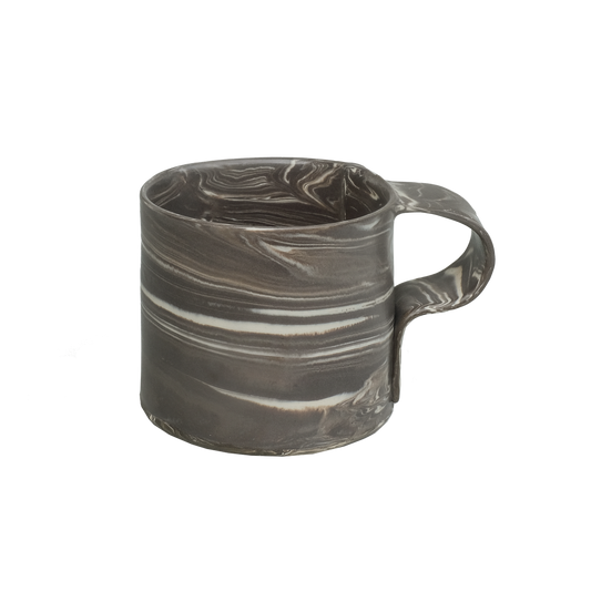 Paper Mug Marble Dark Chocolate