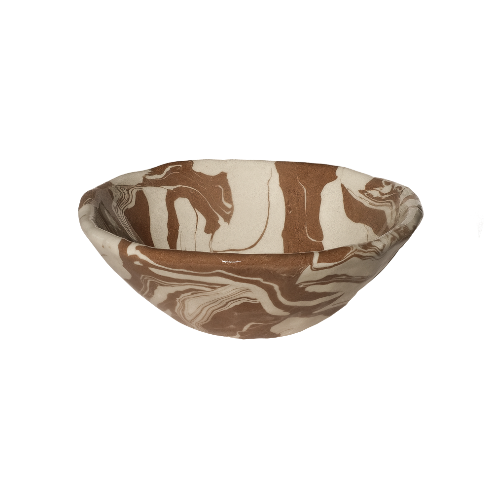 Bowl - Marble Choco - S