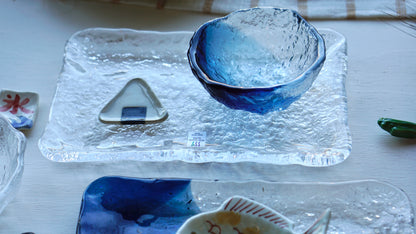 Rectangular Glass Sushi Plate