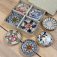 Japanese Mini Bean 8pcs Plate Gift Set