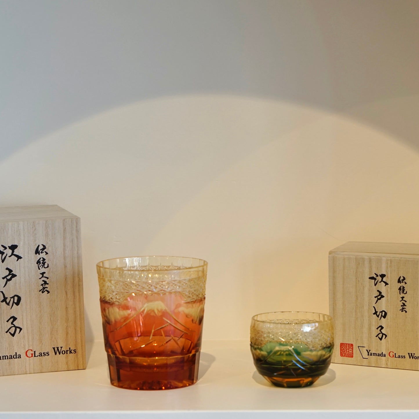 Premium Japanse Craftsmanship Edo Kiriko Glass