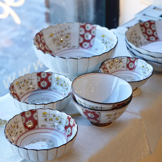 Mino Ware Daisy New Year Series