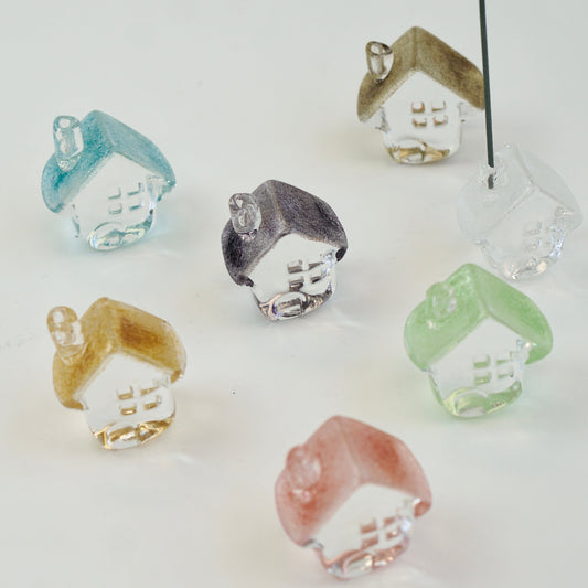 Glass House Incense Stand