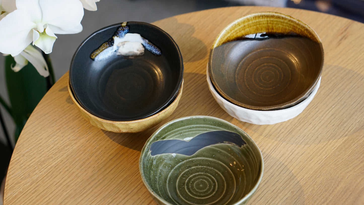 Raku Kiln Tea Bowl Gift Set