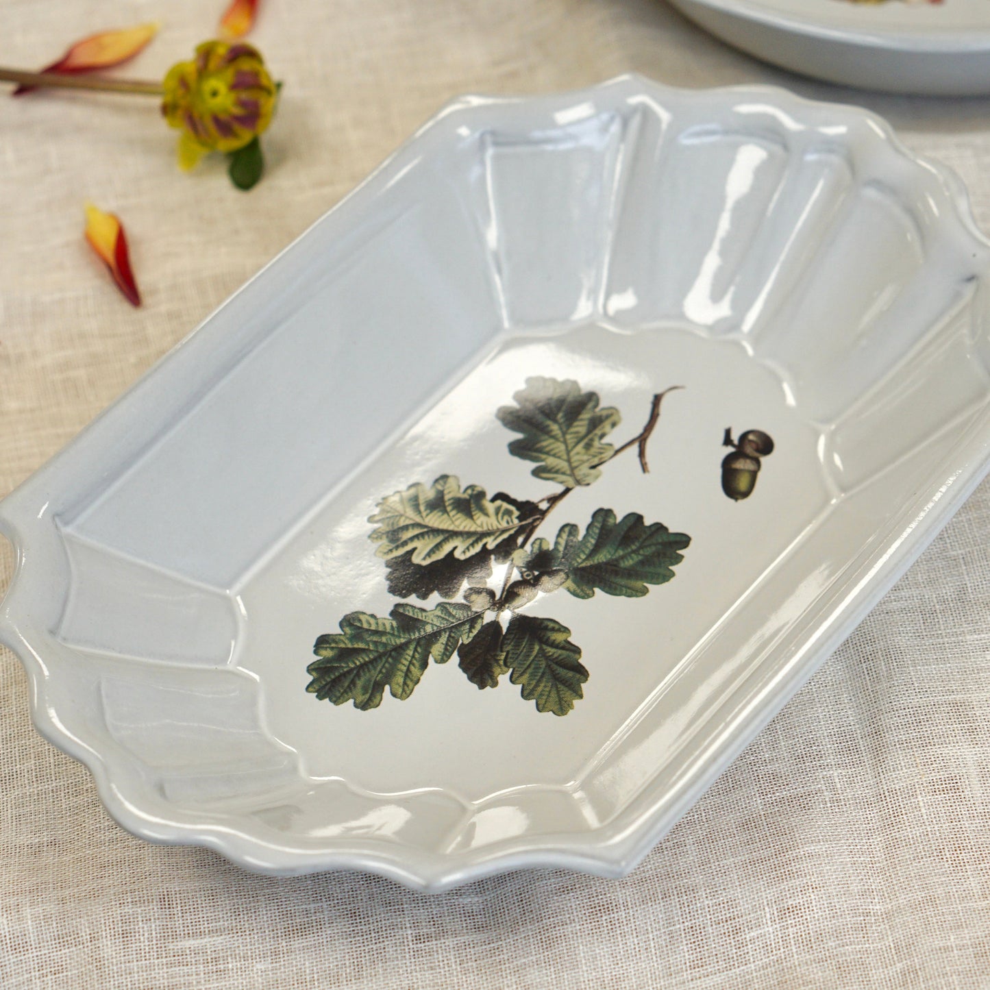 Green Oak Deep Plate