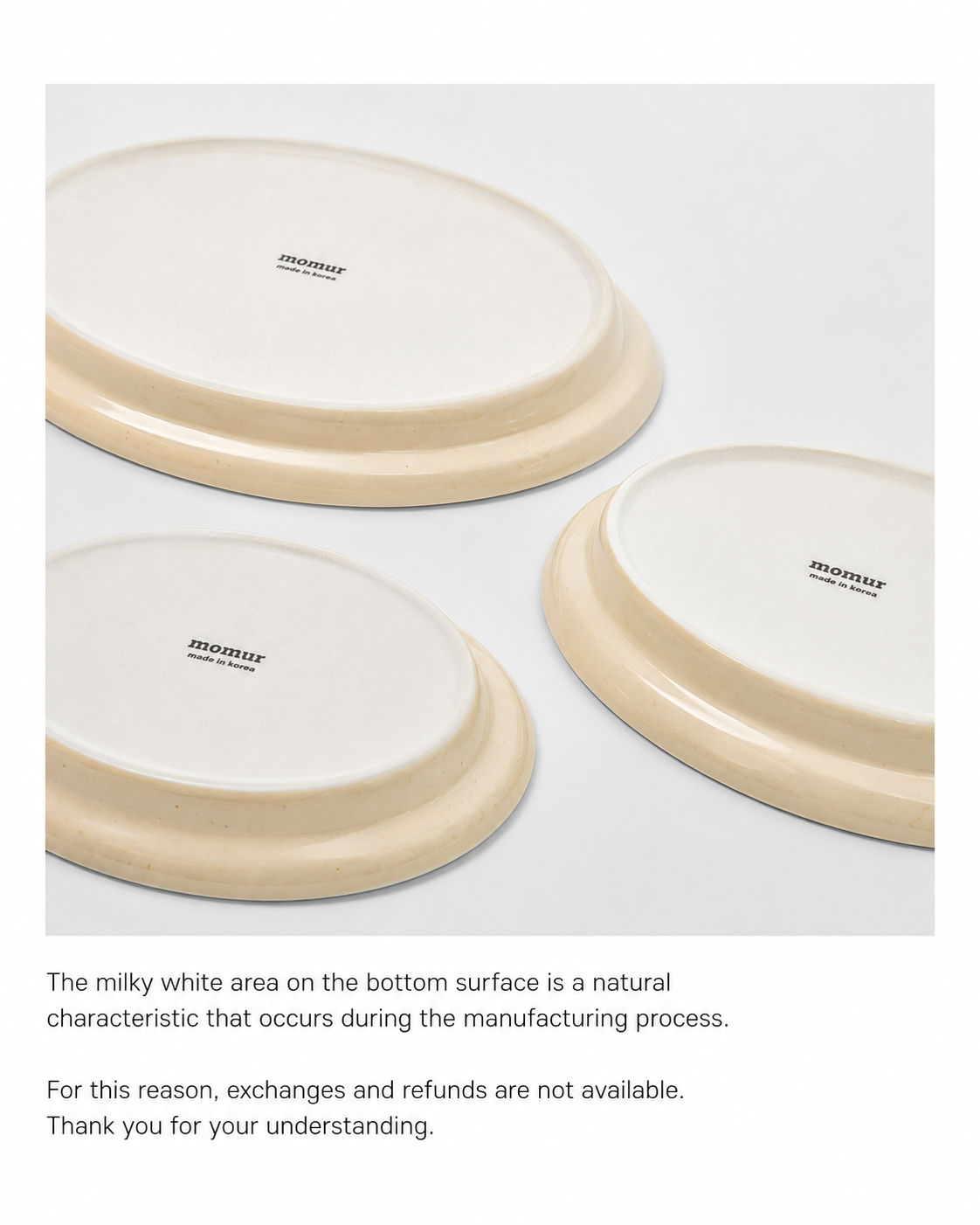 Momur GROCER Oval Plate L - weekend 15