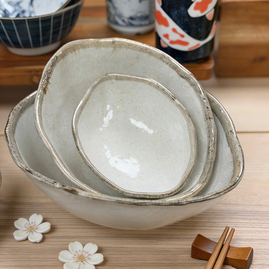 Shiro Karatsu Wabi Bowl