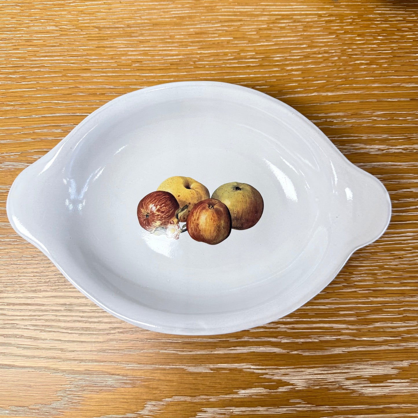 Autumn Apples Double Handled Bowl