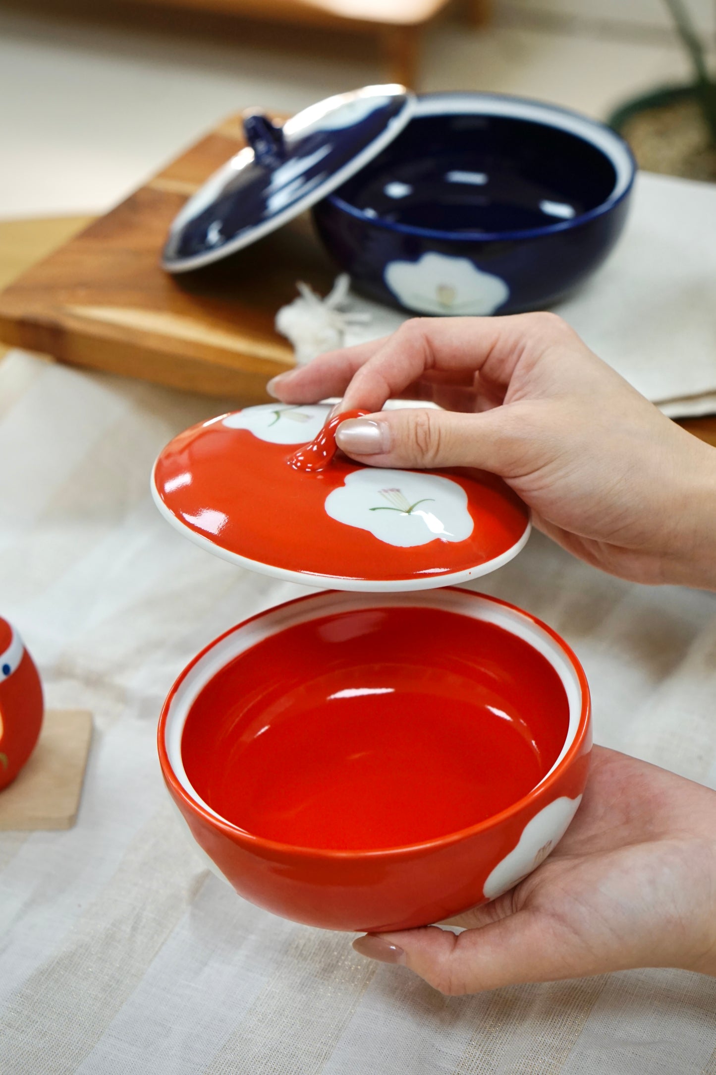 Steam Bowl with Lid - Arita Ware