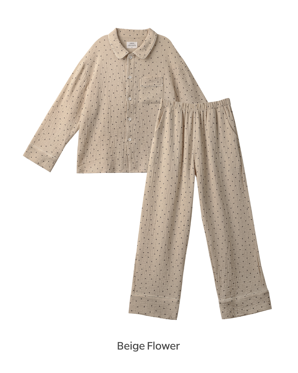 Floral Cotton Pajama Set