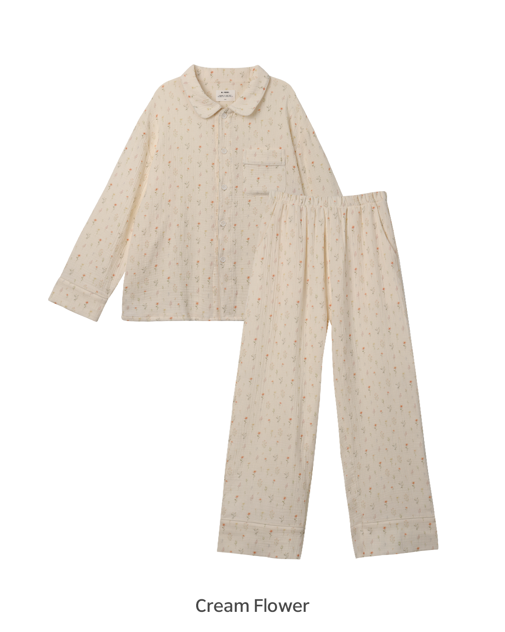 Floral Cotton Pajama Set