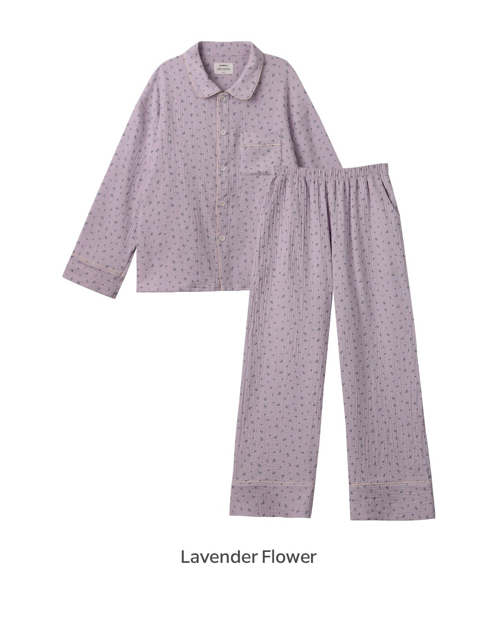 Floral Cotton Pajama Set
