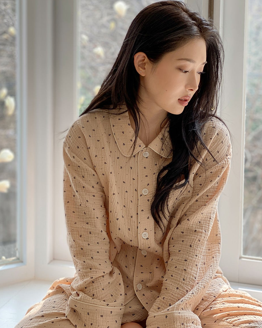 Floral Cotton Pajama Set