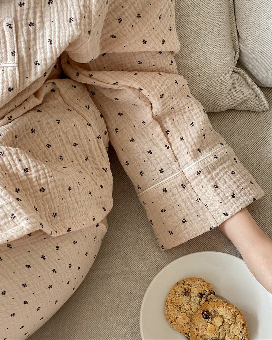Floral Cotton Pajama Set