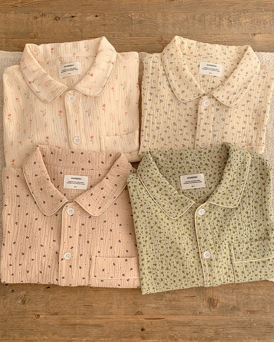 Floral Cotton Pajama Set