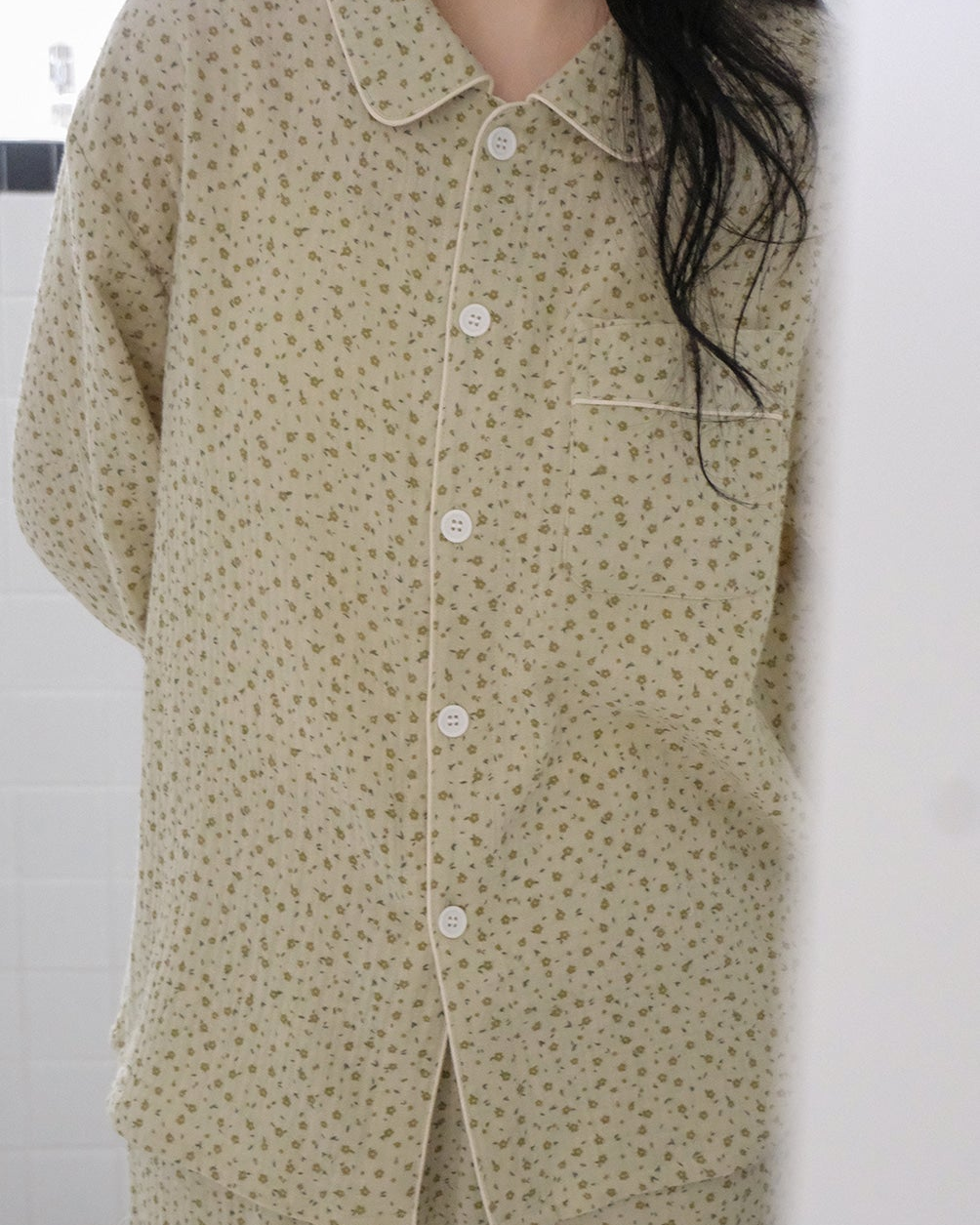 Floral Cotton Pajama Set
