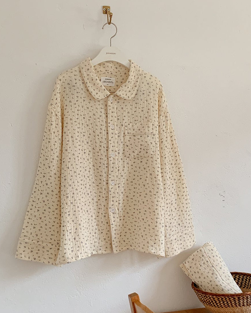 Floral Cotton Pajama Set