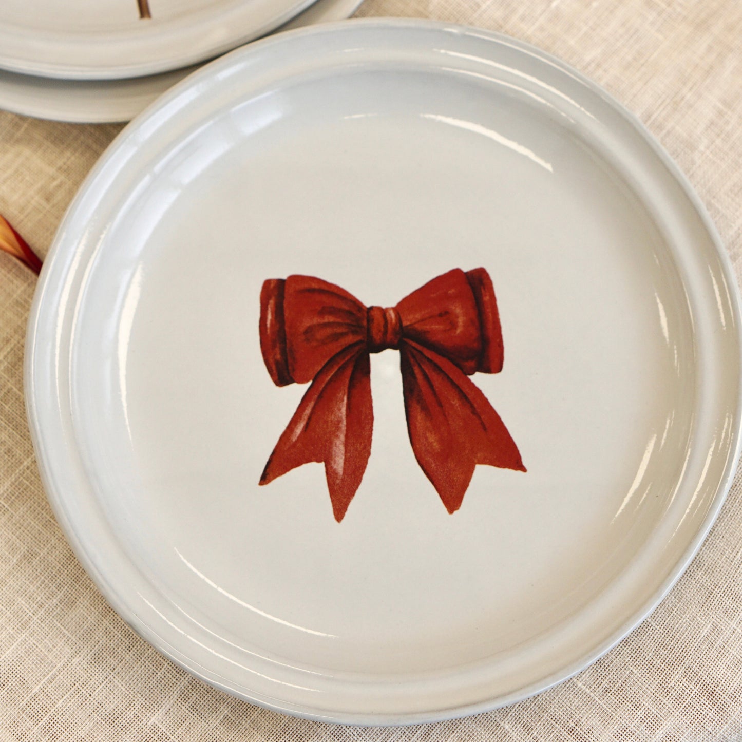 Crimson & Plum Round Plate