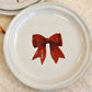 Crimson & Plum Round Plate