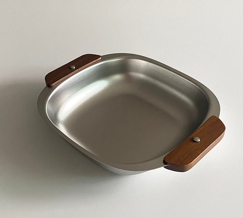 Stainless Steel/Wooden Handle Warm Bowl