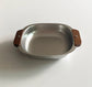 Stainless Steel/Wooden Handle Warm Bowl