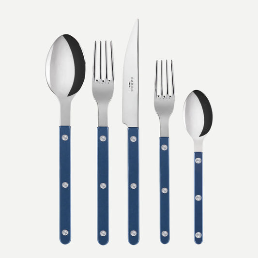 Bistrot Pearly Shiny - Steel Blue 5pc Set