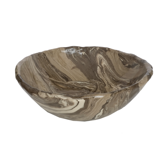 Bowl - Marble Dark Brown
