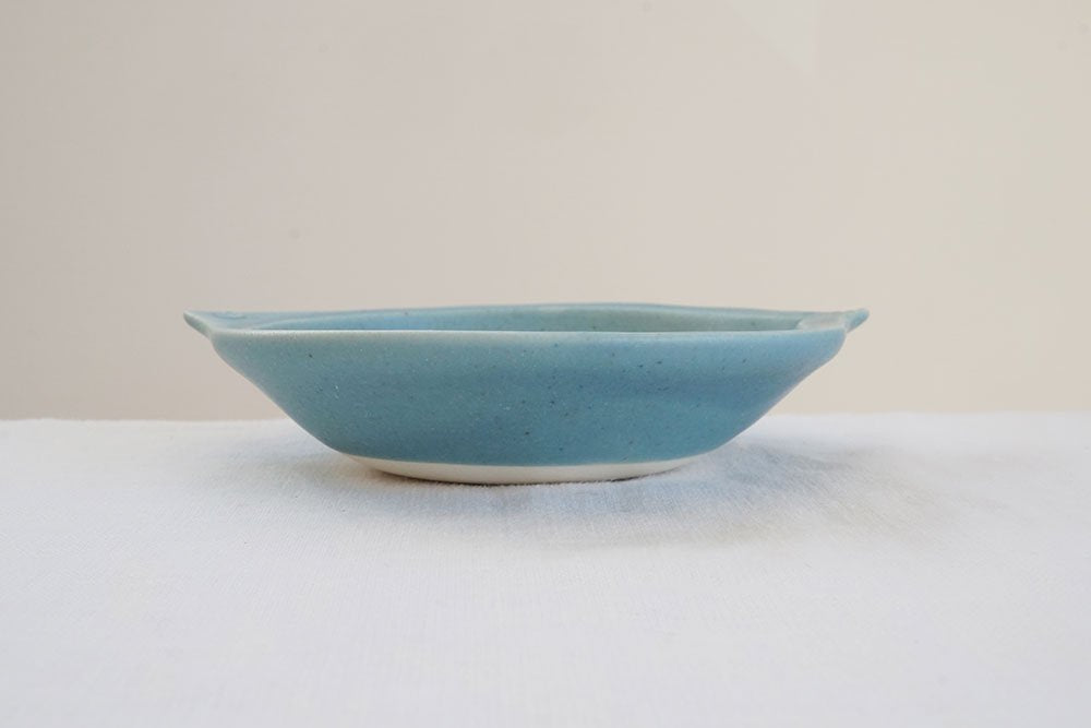 Mashiko Ware Blue Bird Small Plate