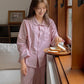 Butter Stripe Pajama Set