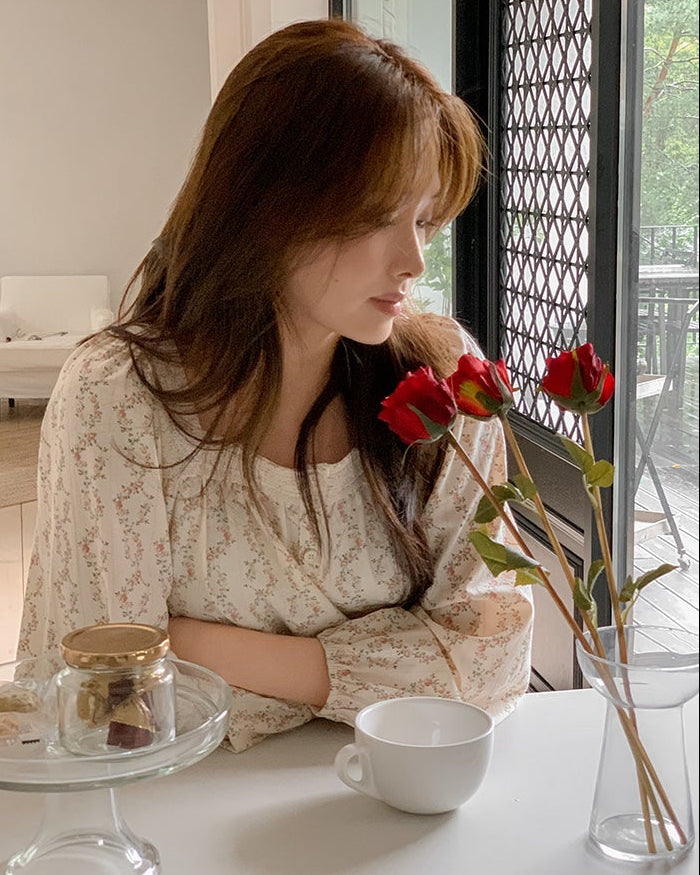 Cosette Flower Long Sleeve Pajama