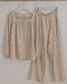 Cosette Flower Long Sleeve Pajama