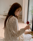 Cosette Flower Long Sleeve Pajama