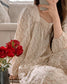Cosette Flower Long Sleeve Pajama