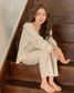 Cosette Flower Long Sleeve Pajama