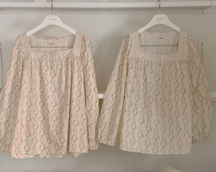 Cosette Flower Long Sleeve Pajama